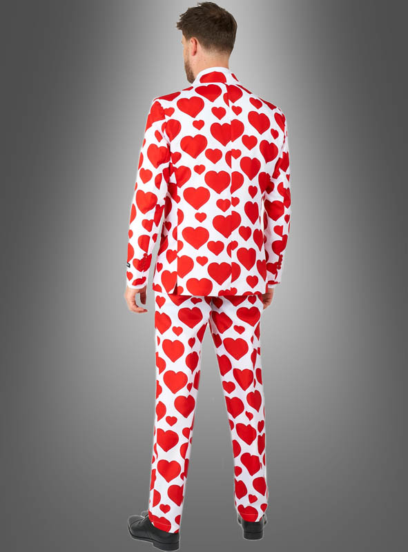Anzug mit Herzen 