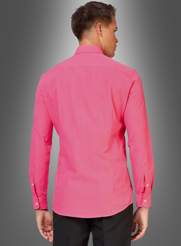 Herrenhemd Langarm pink 