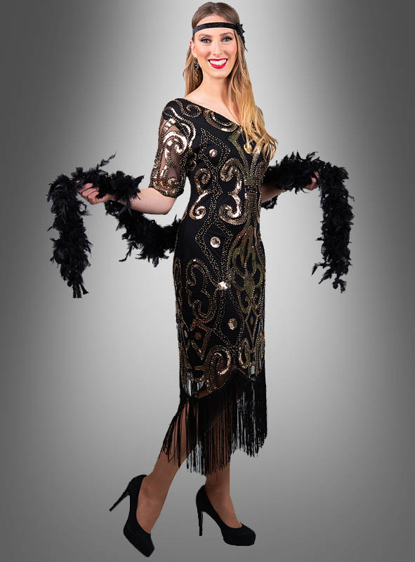 Halbarm 20er Jahre Retro Kleid Francis