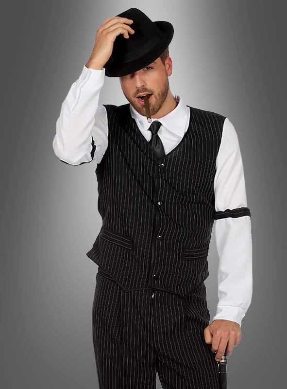 Al Capone Kostüm Set Gangster Kostümset Mafiaset 20er Jahre Kleidung Outfit 