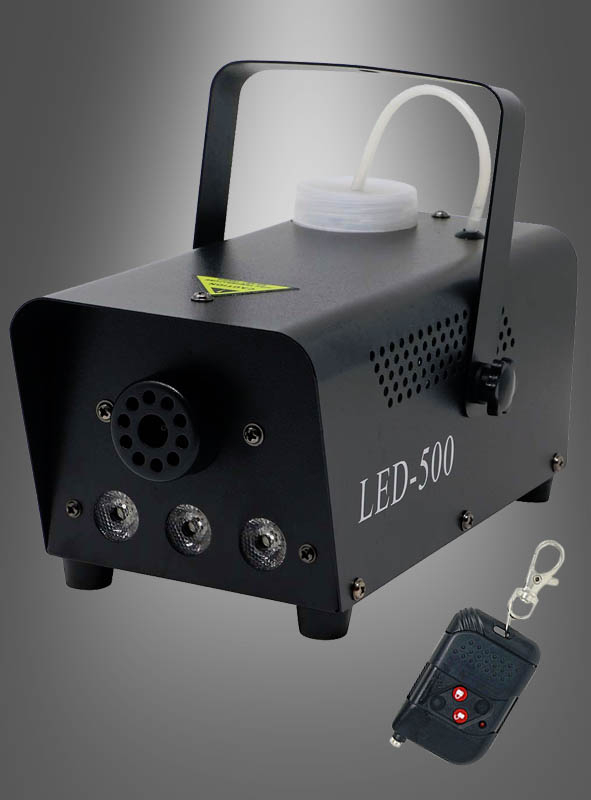 Nebelmaschine 500 Watt LED mit Funk-Fernbedienung 