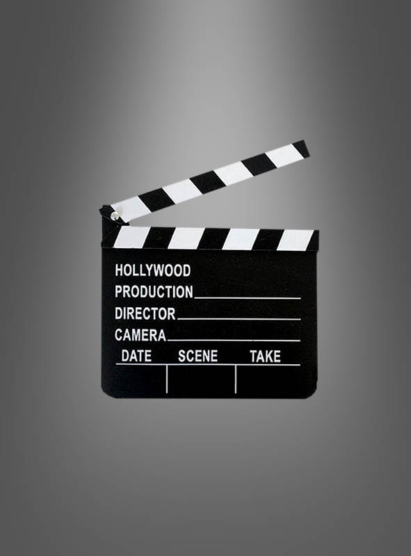 Filmklappe Hollywood Partyzubehör 