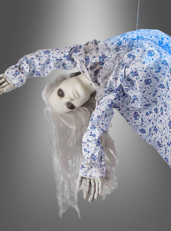 Sound Grusel Deko Schwebender Vampir 170cm Halloween Figur zum Hängen Licht 