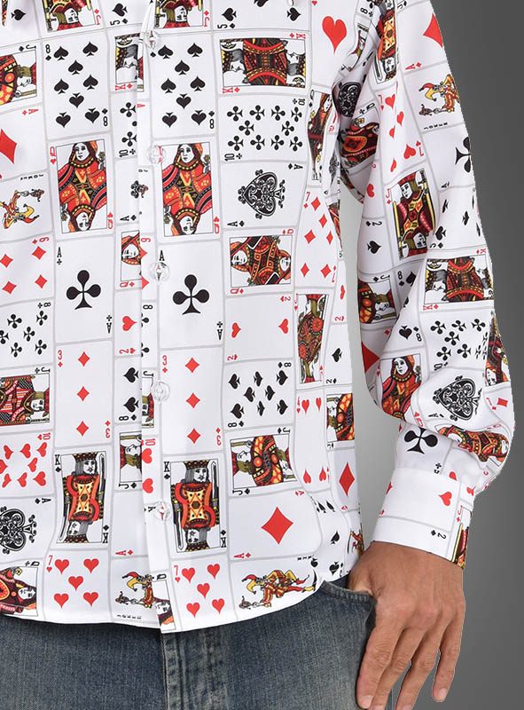 Casino Playing Cards Shirt for Men 