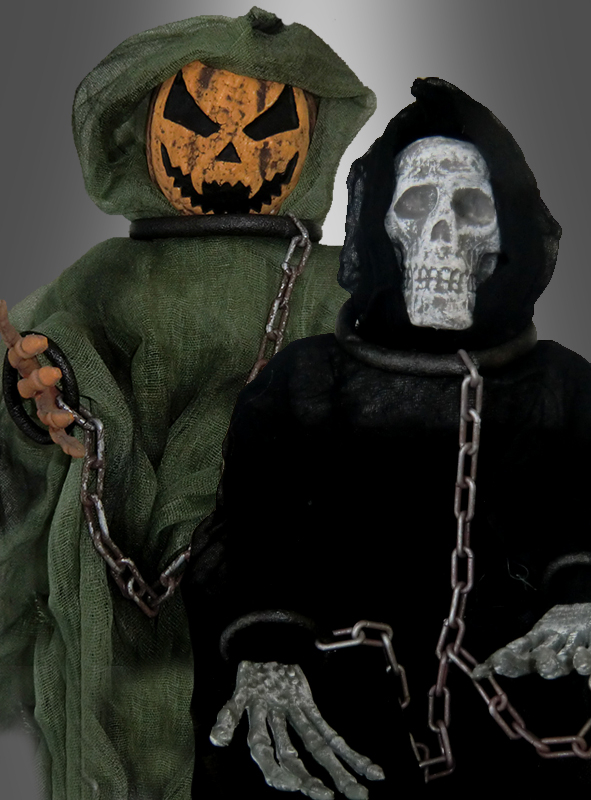 3 x SENSENMANN TOD Hängefigur Deko Halloween Horror Grusel Party Geist 7203 