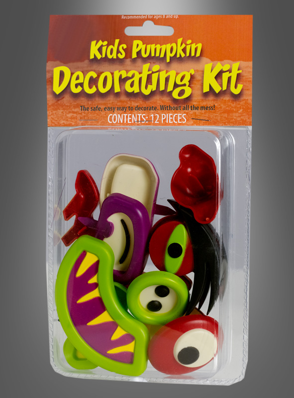 Pumpkin Decoration Kit for Kids 12 Parts 