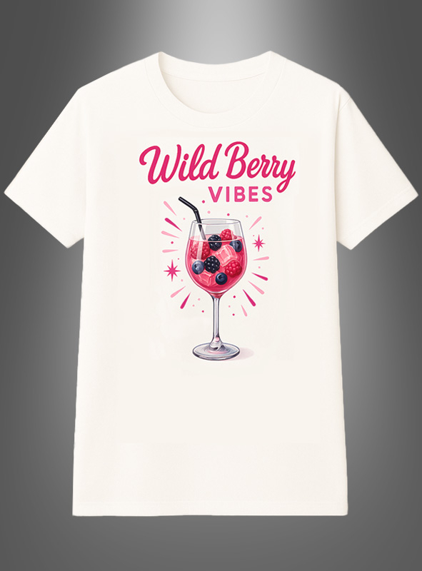 Cocktail T-Shirt Wild Berry Vibes 