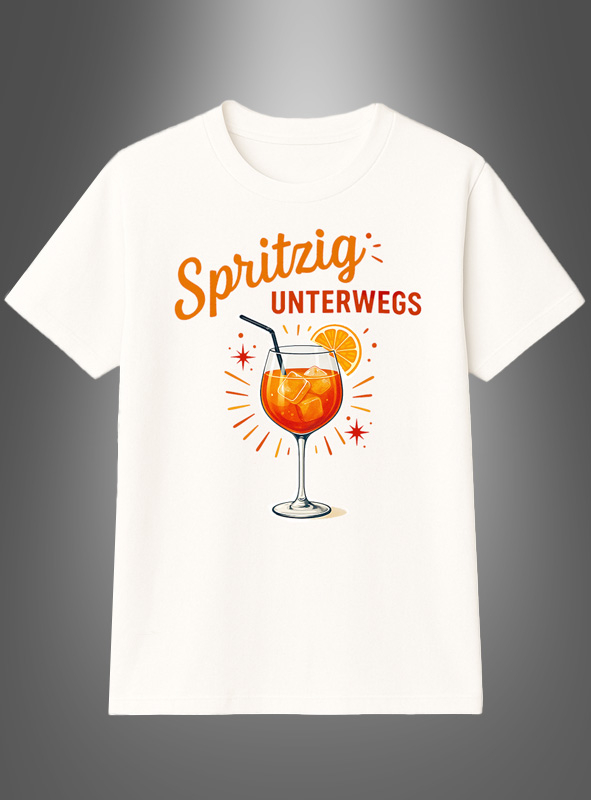 T-shirt lively on the road 