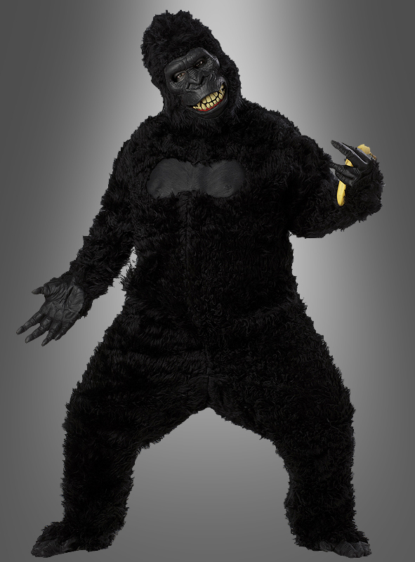 Gorilla Deluxe Ape Monkey Adult Costume Latex Chest