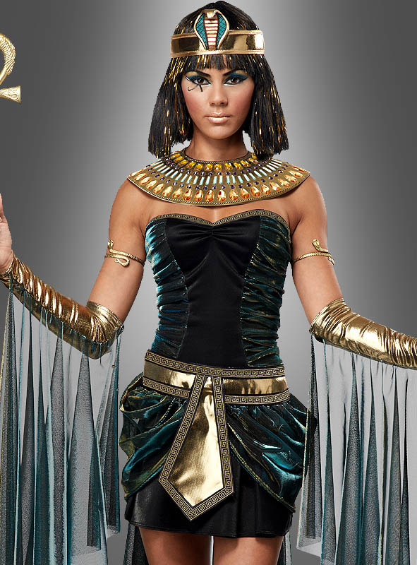 Ägyptischer Schmuck Cleopatra Kette und Ohrringe Kleopatra Göttin Antike Kostüm 