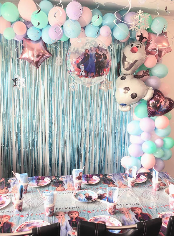 Balloon Bouquet Elsa Frozen 