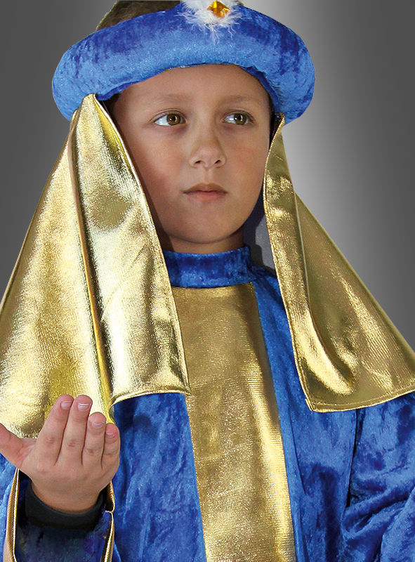 Weiser aus dem Morgenland blau Kinderkostüm 