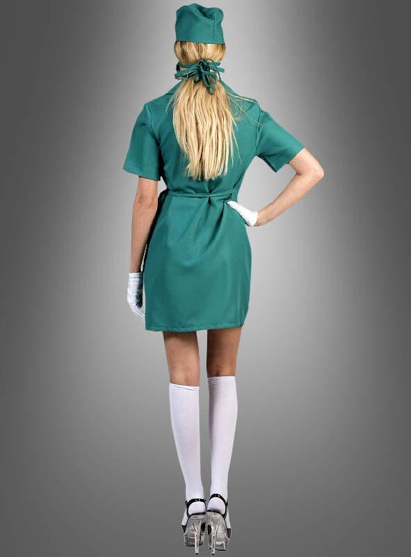 OP Schwester Kostüm Wickelkleid 