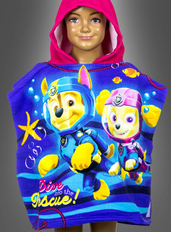 Paw Patrol Badetuch Poncho 