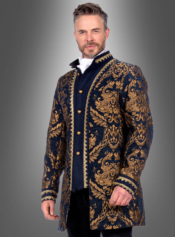 Deluxe Baroque Brocade Jacket Men 