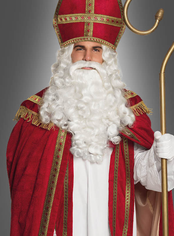 Nikolaus Profi Weihnachten Bischof Kostüm komplett St