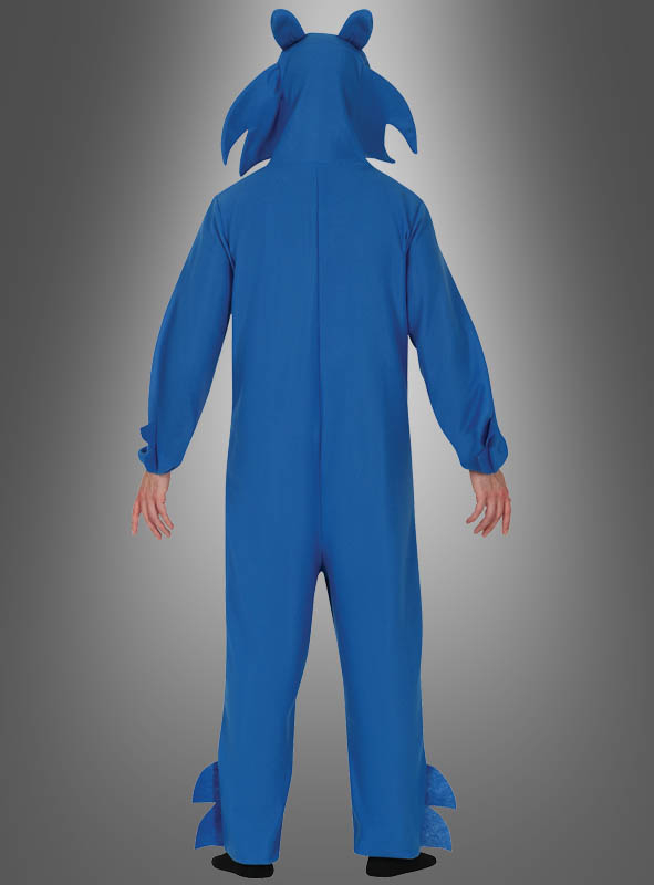 Blauer Igel Overall für Erwachsene 