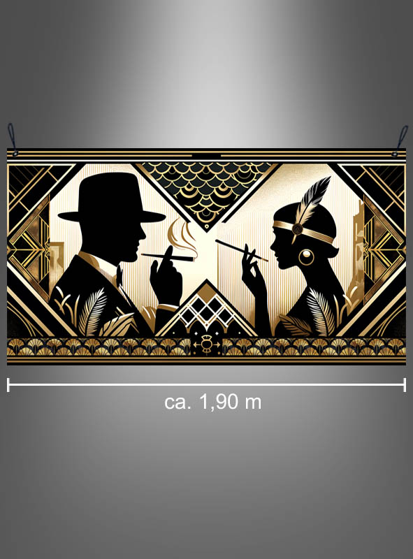 20s Party Fabric Wall Deco 100x190cm 