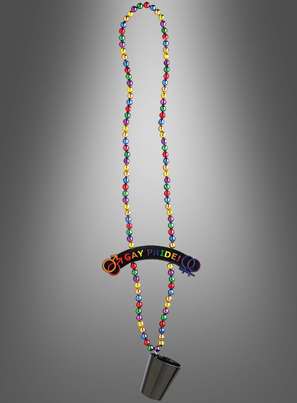 CSD Shotglas Kette Gay Pride! 