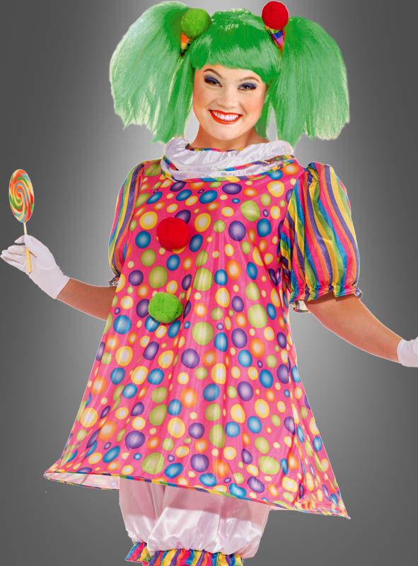 Damen-Kostüm Latzhose Clown Clownskostüm Zirkus Clownkostüm