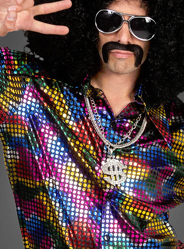 Disco Fever Rainbow Glitter Hemd 
