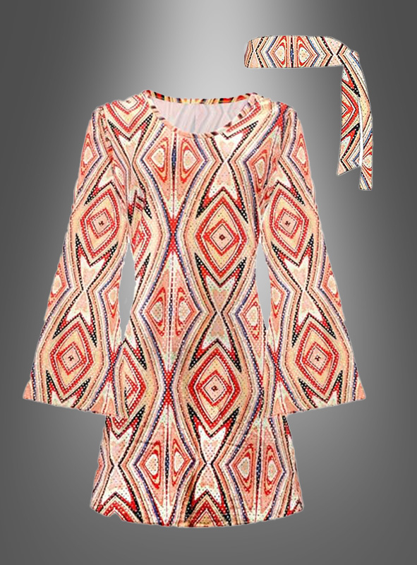 Sequin Dress Disco Outfit orange 