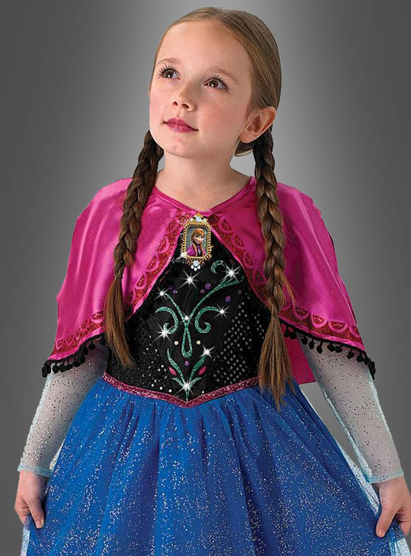 Damen Frozen Eiskönigin Elsa Anna Prinzessin Kleid Cosplay Kostüm Karneval Party 