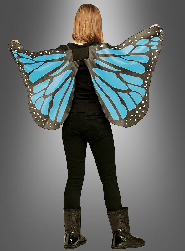 ideal als Gruppenkostüm für Tanzaufführungen Schmetterlingsflügel in 3 Farben 