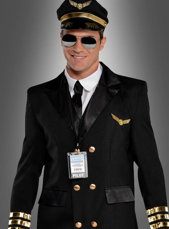 Pilot Uniform for Men black 