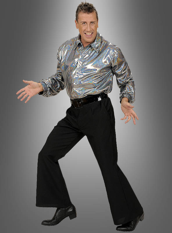 Disco Hemd silber