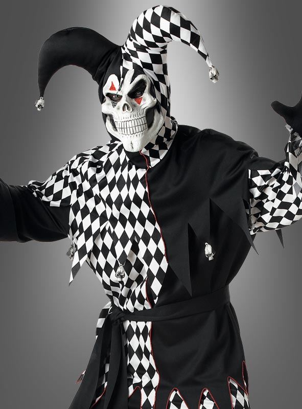 Erwachsene Böser Hofnarr Kostüm Halloween Verkleidung Herren Kostüm 