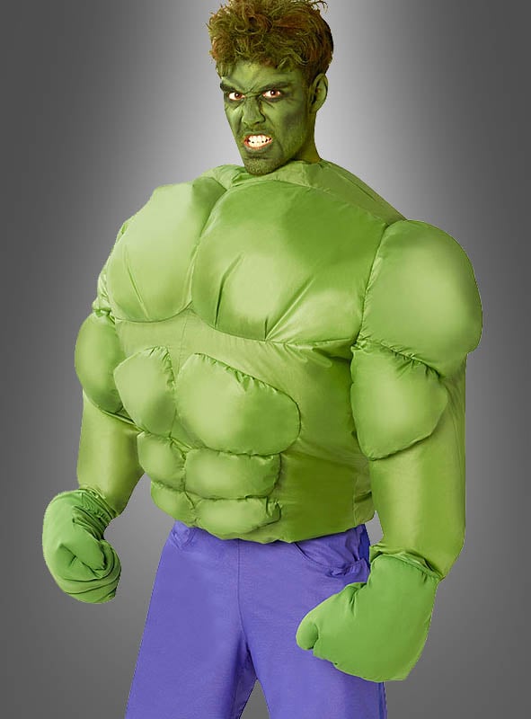 Inflatable Hulk Costume Men » Kostümpalast.de