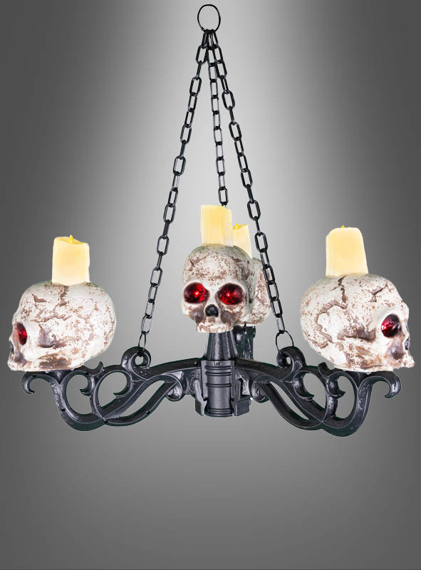 Large Skull Candellabra or Candle Stand 155cm Halloween 