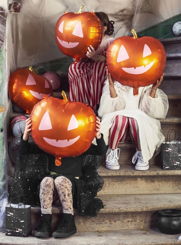 Folienballon Kürbis Halloween Deko 40cm 