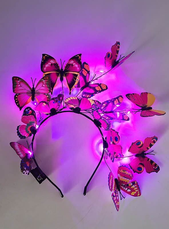 Schmetterling Haarreif mit oder ohne LED 
