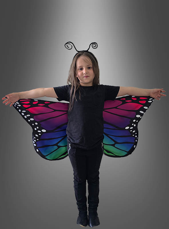 Schmetterlingsflügel lila-bunt 