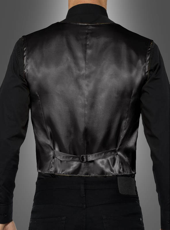 Sequin Waistcoat black 