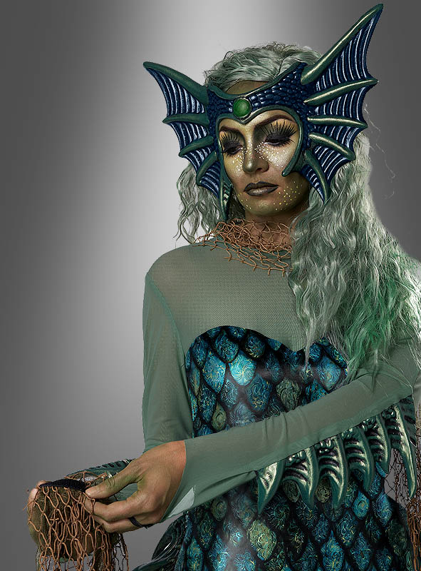 Meerjungfrau Seehexe Kostüm 