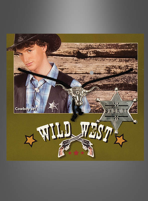 Sheriff Star Badge and Bolo Tie 