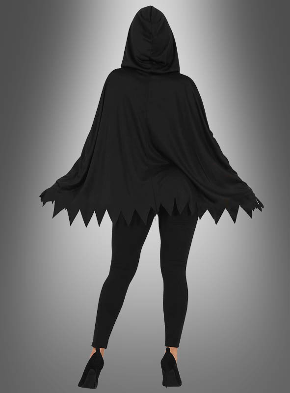 Skeleton Poncho Halloween Costume 