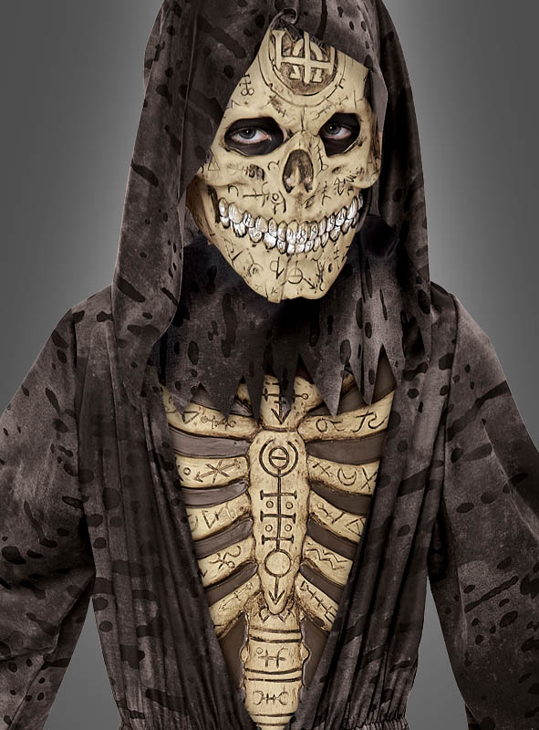 Satanischer Hexer Skelett Kinderkostüm 