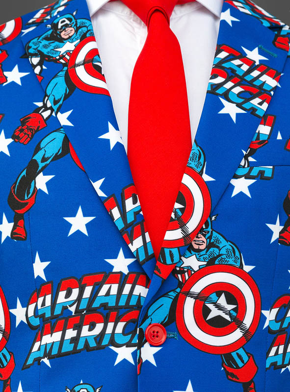 Deluxe Captain America OppoSuit Anzug 