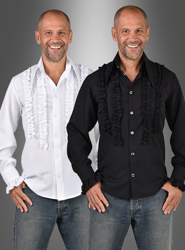 70s Ruffle Shirt with 4 Rows 