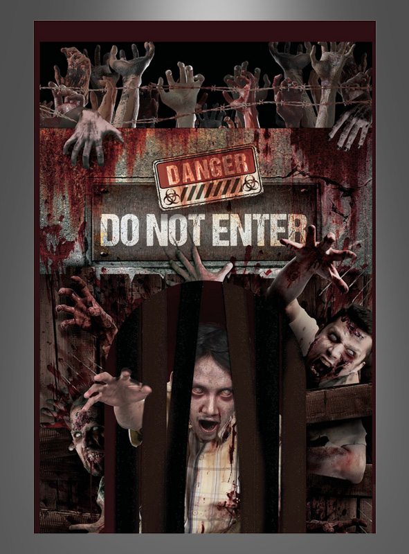 Tür Deko Vorhang Halloween 