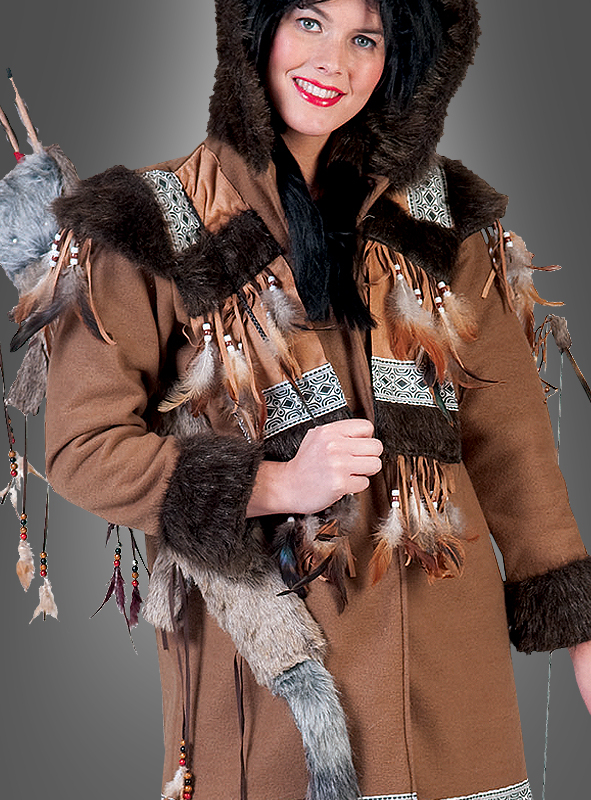Eskimo Inuit Damenkostüm Länderkostüm Fasching Karneval