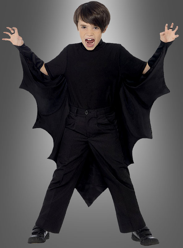 MOMOSTAR Fledermaus Kostüm Kinder - Leuchtend Mit Maske & Handschuhen