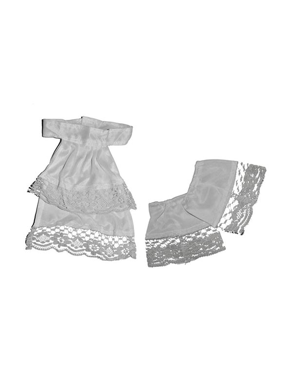 Weißes SpitzenJabot und Manschetten » Kostümpalast