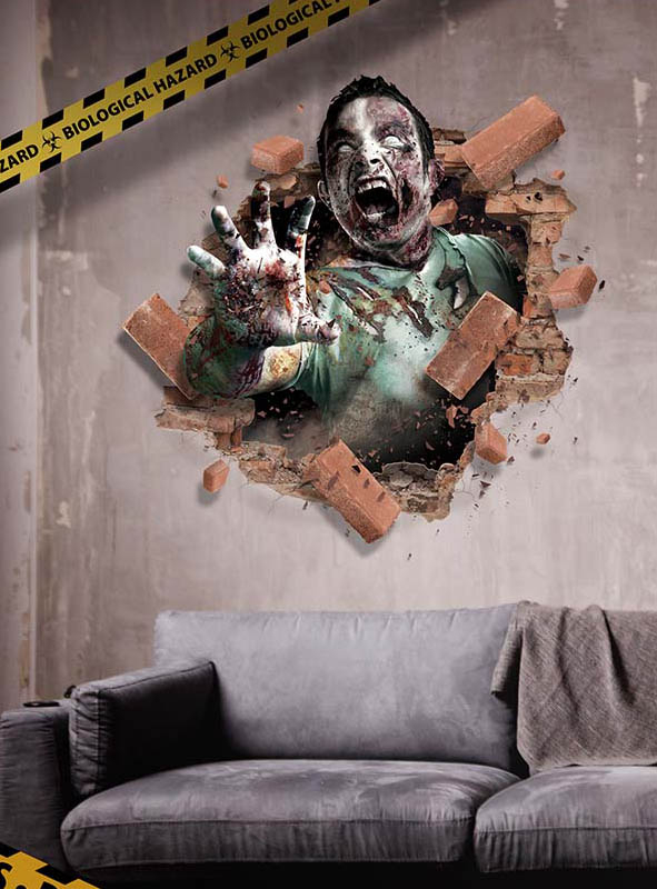 Big Wall Sticker Halloween Decoration » Kostümpalast