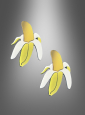 Banana Earrings Acryl Jewellery 