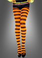 Opaque wide stripes tights, choose color 